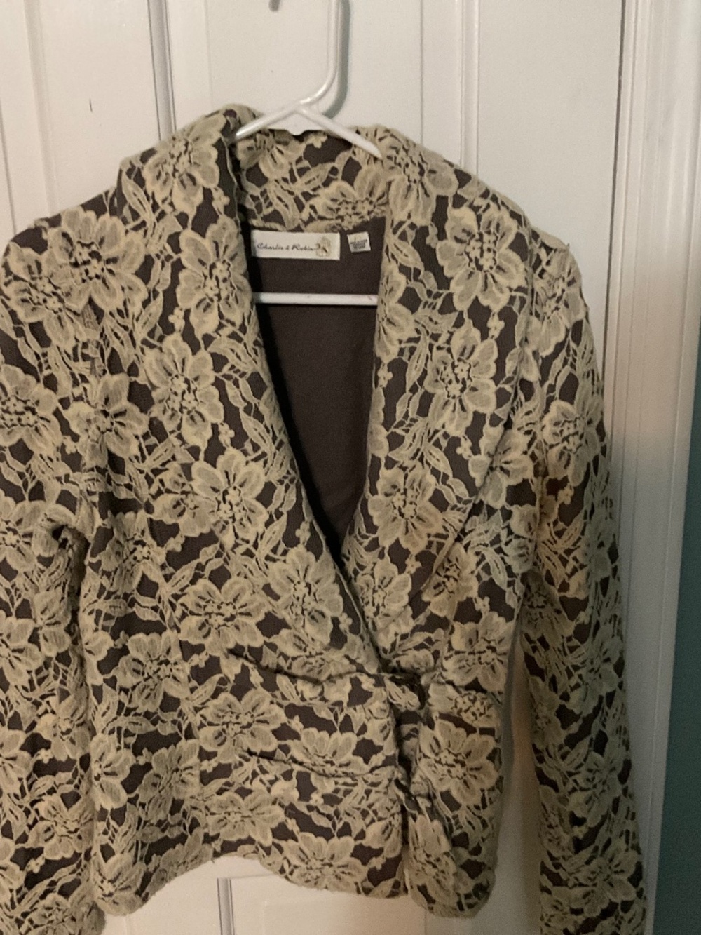 Gray Lace Jacket
